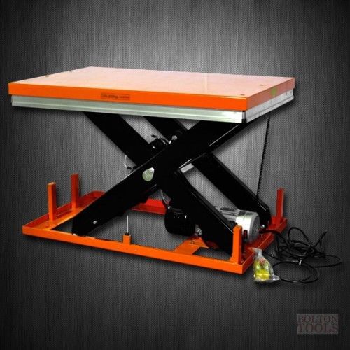 Bolton tools lift table stationary powered hydraulic table 11000 lb et5002 for sale