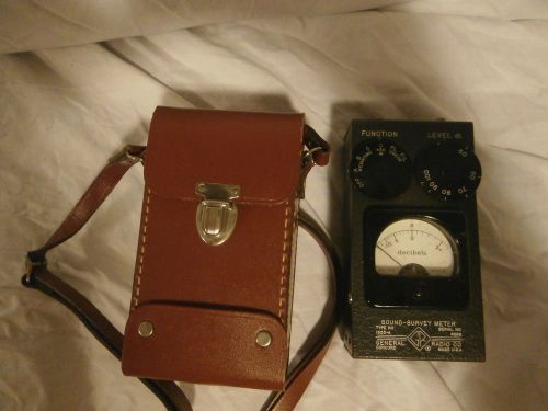 General Radio Co.Type 1555-A Sound-survey meter vintage test equipment steampunk