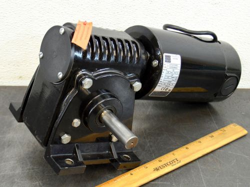 Bodine 42a7bepm-5h electric gear motor 1/2 hp 130 volts dc motor 139 rpm for sale