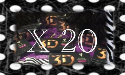 X20 Younique 3D+ Fiber Lashes Plus + Mascara Lash Moodstruck Lot Of 20 Glorious!