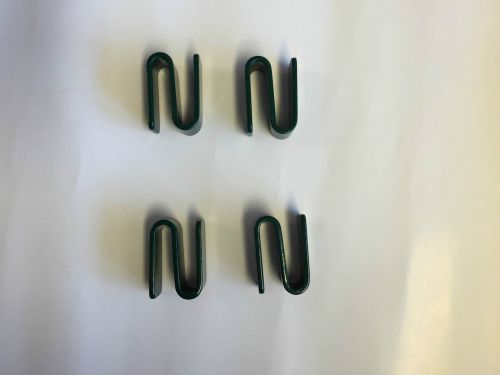 Pack of 4 Epoxy Green S Hook For Wire Shelving fits Metro Style and others