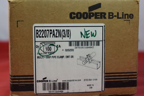 COOPER B-LINE MULTI GRIP PIPE CLAMP EMT B2207PAZN 3/8”  100PIECES