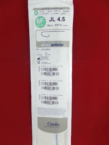 CORDIS 670-006-00 Vista Brite Tip Guiding Device 6F (2.0mm) JL 4.5