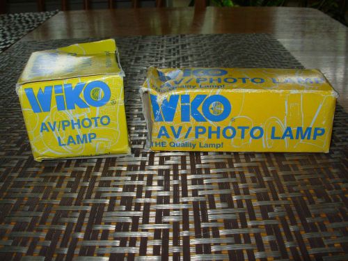 two blubs PROJECTION BULB/LAMP WIKO 120V 500W  &amp; FXL 82V 410W  AV/PHOTO LAMPS