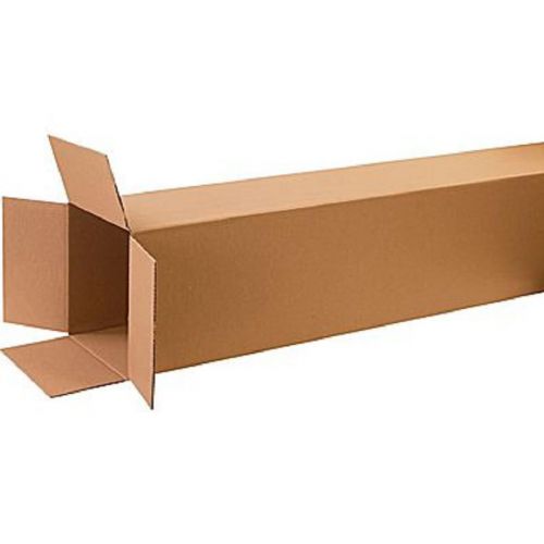 Corrugated cardboard tall shipping storage boxes 12&#034; x 12&#034; x 72&#034; (bundle of 10) for sale