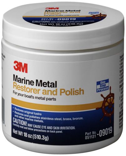 3M 9019 Marine Metal Restorer and Polish (18-Ounce Paste)