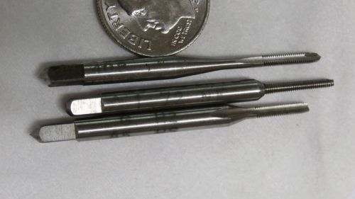 #1 x 72 tpi set of three taper/plug/bottom us made sharp nf h2 hss for sale