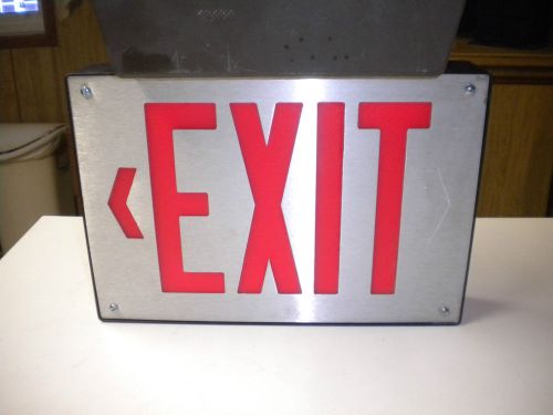 Lighted Exit / Emergency Lighted Sign / Light, Works Great!