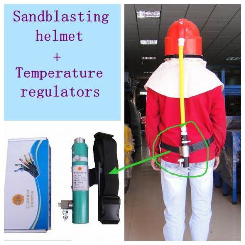 Sandblasting helmet and temperature controller  shawl style for sale