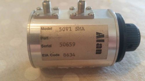 Alan 50V1 SMA step attenuator 0-1dB, resolution 0.1dB