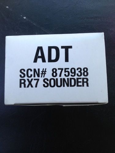 ADT RX7 Indoor Sounder SCN# 875936B - White Brand New