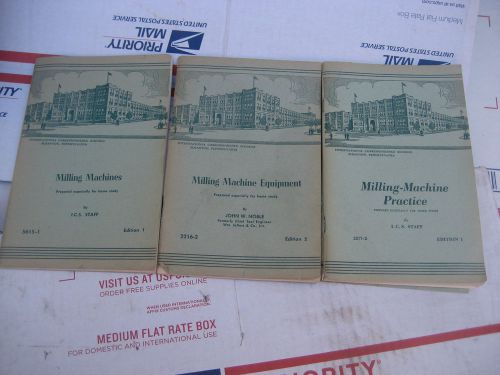 vintage milling machine  textbooks