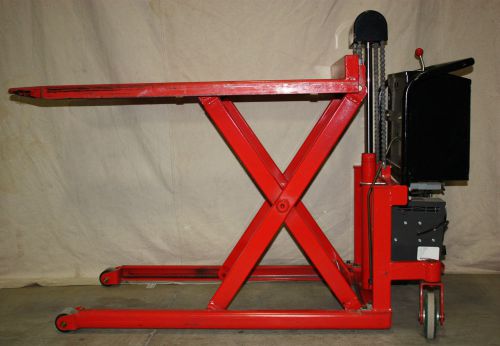 LVE-50WE Scissor Lift Cart, 1100 lb., Steel, Fixed
