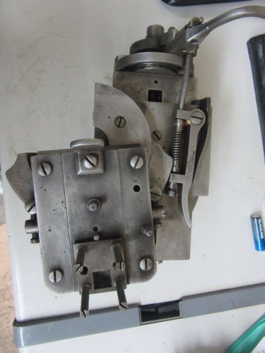 Rare ornamental &amp; engine turning/ guilloche  6&#034; radius tool slide for sale