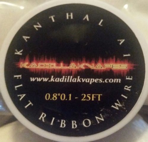 Kanthal flat ribbon wire 25ft 0.8*0.1 for sale