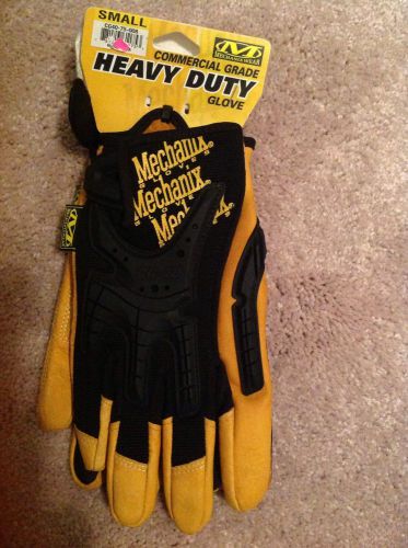 Mechanix Wear Small Black And Brown CG Full Finger Genuine Leather Heavy Duty Me