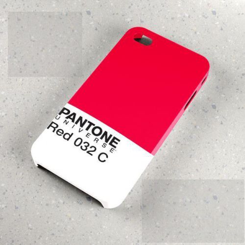 Hm9PantoneInc-Universe_Red-032c Apple Samsung HTC 3DPlastic Case Cover