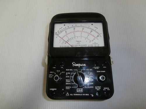 Simpson 260 series 7 volt-ohm-milliammeter fully functional vintage for sale