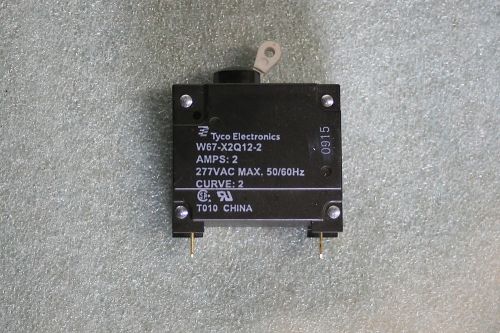 W67-X2Q12-2 Circuit breaker Switch 2 amp AC DC Tyco
