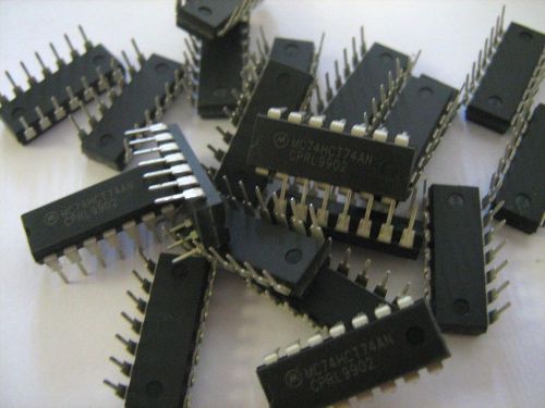MOTOROLA MC74HCT74AN 74HCT74 IC Integrated Circuit 14-Pin - Lot of 20 TESTED