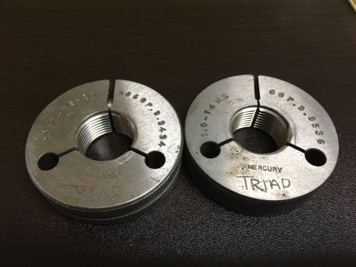 1.0-14 ns-3a threaded ring gage set go/nogo for sale