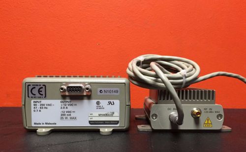 Agilent (Keysight-HP) 83017A Microwave System Amplifier + Power Supply &amp; Cable