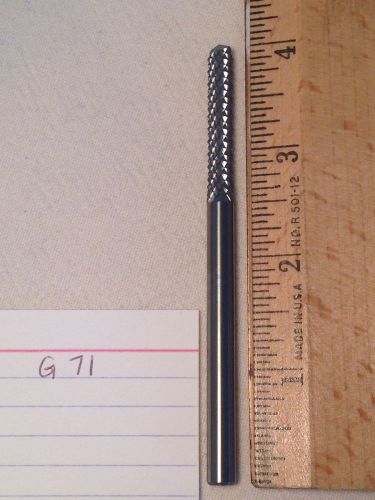 1 new 1/4&#034; (.250) shank carbide burrs. double cut. drill pointer. usa made {g71} for sale
