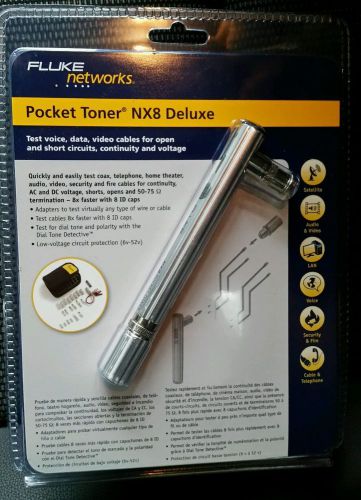 Fluke Networks Ptnx8-dlx Pocket Toner Nx8 Coax Cable Tester Deluxe Kit cheap!!!