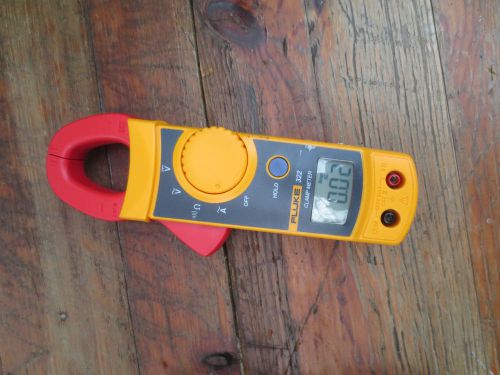 Fluke 322 Electrical Digital AC Clamp Meter great condition