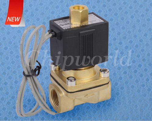 1/4&#034; inch normally open solenoid valve electric water gas oil valve 12v dc for sale
