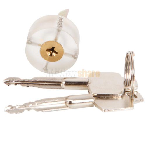 Aml020189 profassional cutaway practice cross lock locksimth tool with keys new for sale