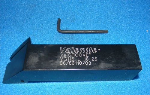 Valenite 58212 VG115 L 16-25 ValGROOVE LH Face Groove Holder 5&#034; OAL