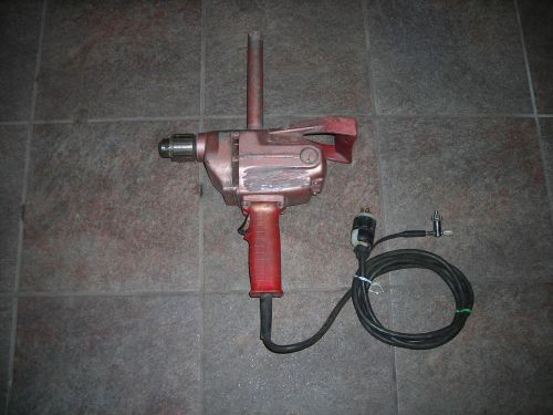 MILWAUKEE HEAVY DUTY 1/2&#034; ELECTRIC DRILL CAT. # 1660-1 COMPACT HOLE SHOOTER