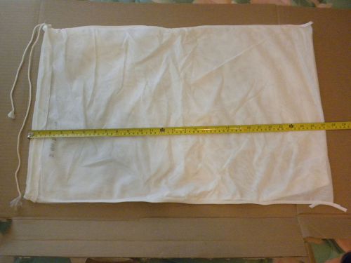 Double layered mesh draw string bag 27&#034; long x 18&#034; wide for caterpillar rearing for sale
