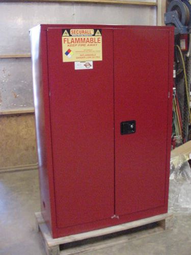 New Securall 60 Gal Flammable storage cabinet 5 shelf  PN P160