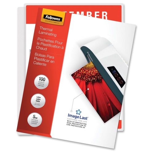 Fellowes Glossy Pouches - Letter, 5 mil, 100 pack - Letter - 9&#034; Width x 11.50&#034; L