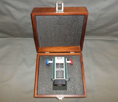 TRG Alpha A551-57 Direct Reading Frequency Meter, 26.5-40 GHz in Wood Case