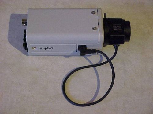 Sanyo B&amp;W CCD CCTV Camera VCB-3424 with National 2.8mm Lens F1.2