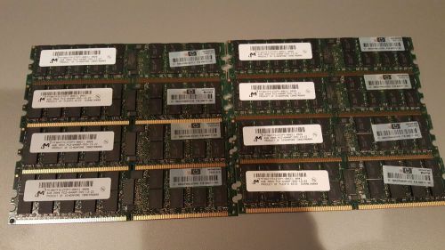 Lot of 8 HP 499277-061, PC2-6400P-555-12, 2Rx4, 4 GB ECC Server Memory