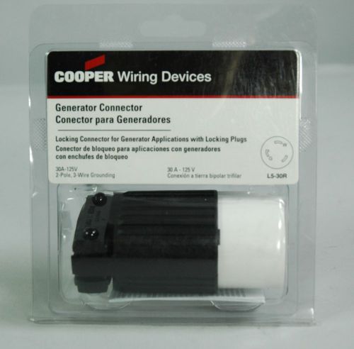 Cooper  l5-30r / 30a-125v grdg female twist lock plug new free shipping for sale