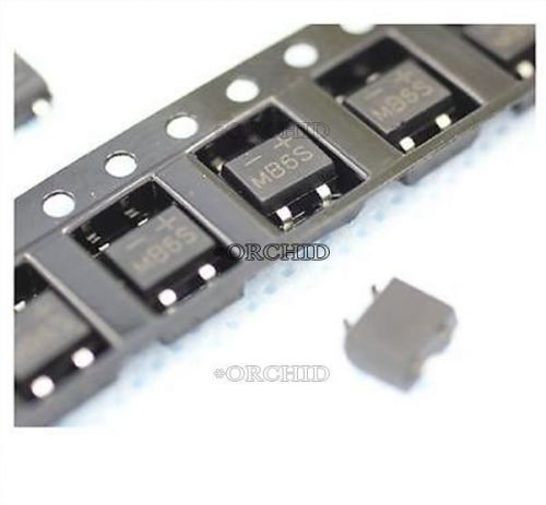 50pcs mb6s 0.5a 600v miniature mini smd bridge rectifier new #1169272