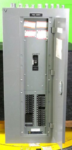 Square d nqod 430m225cu main panel box 225amp 3 phase 30ckt cu +22- 20a breakers for sale