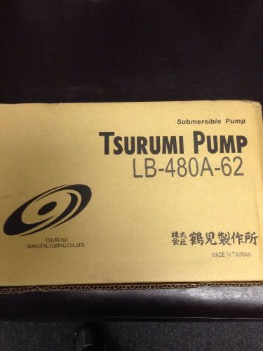 Tsurumi LB-480-62 Submersible Water Pump 3810 GPH, 2/3 HP, 2&#034; Port (GCE016126)