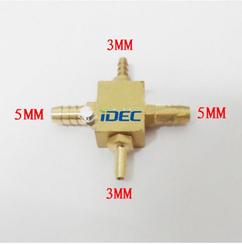 Dental valve Cooper connection cross valve 5*3*5*3mm  1PC
