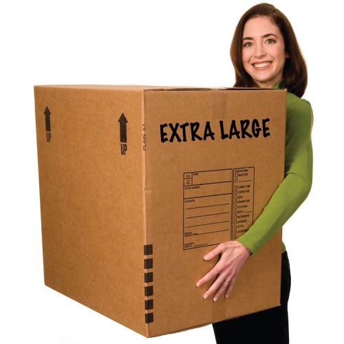 EcoBox Brand 24 x 18 x 24 Inches Genuine Extra Large Moving Box (V8504)