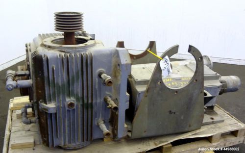 Used- Crammer Feeder Parts. Consisting Of: (1)  Gearbox, approximate 15 to 1 rat