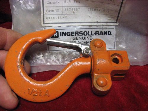 Ingersoll-rand 1/2 ton chain hoist bottom hook assy oem part # 2373187 for sale