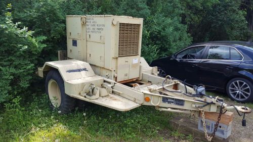 Mep-004a 15kwh diesel military generator 742 hours &amp; m201a trailer for sale