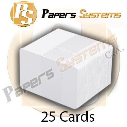 25 High-Quality Inkjet PVC Cards - For Epson &amp; Canon Inkjet Printers
