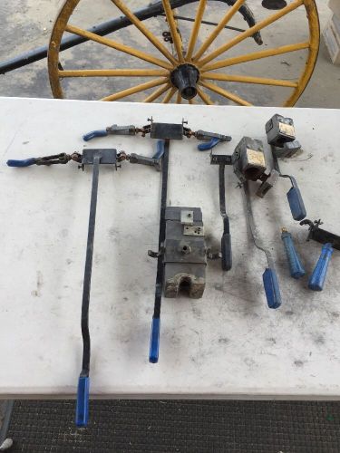 Erico Cadweld mold Lot And Handles Clamp used condition